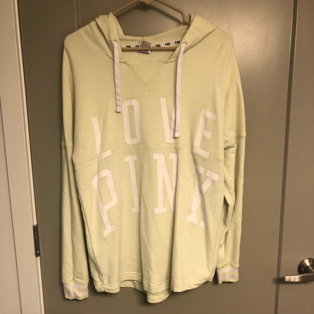 PINK yellow hoodie